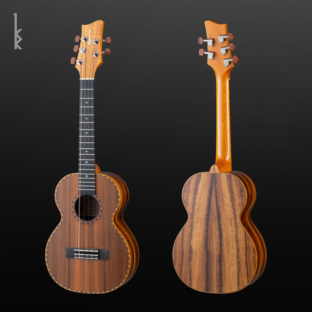 Tenor 5-String Deluxe in Mahogany with Sinker Redwood Top Ukulele (HF-35D Mahog)